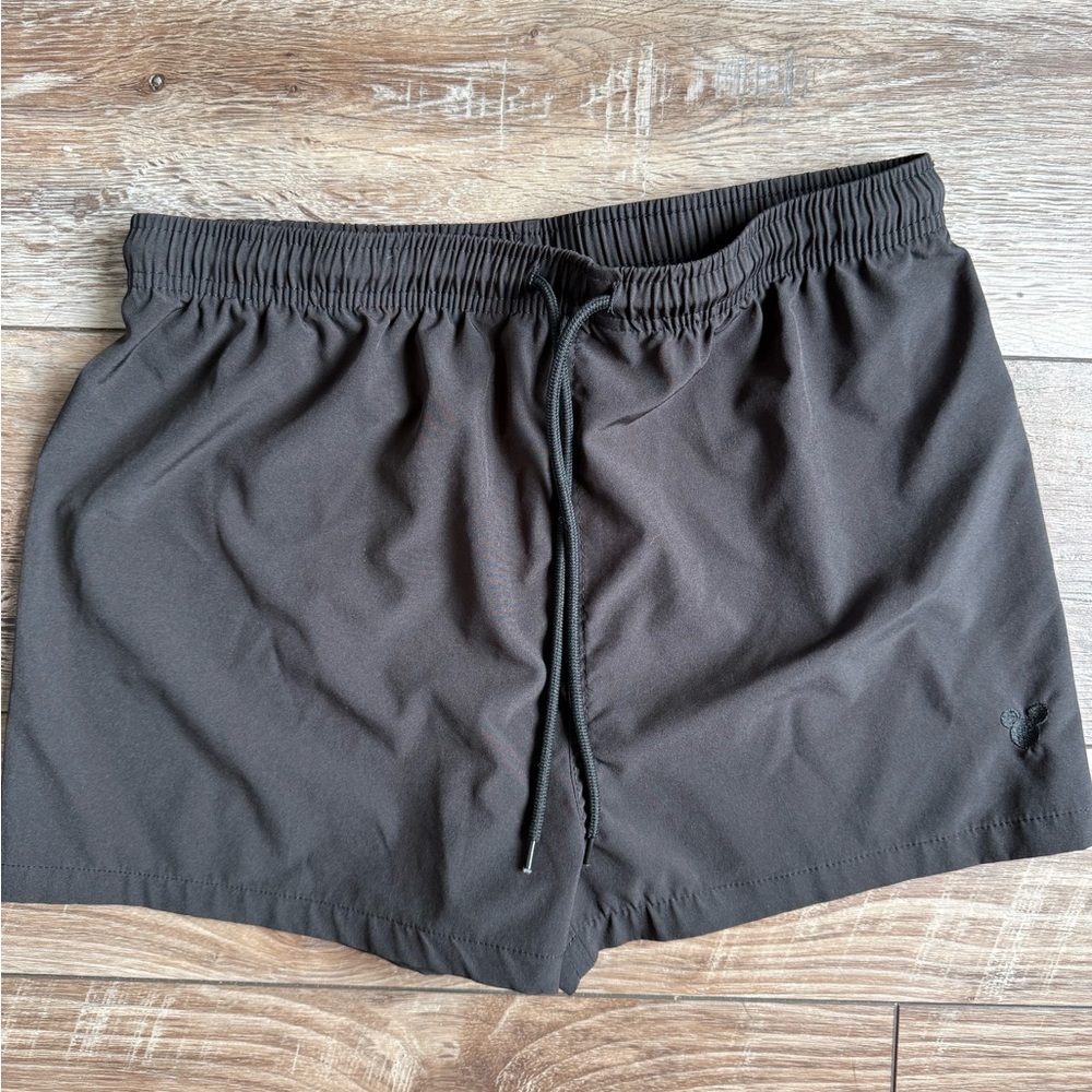 Disney Women’s Black Athletic Shorts with Drawstring